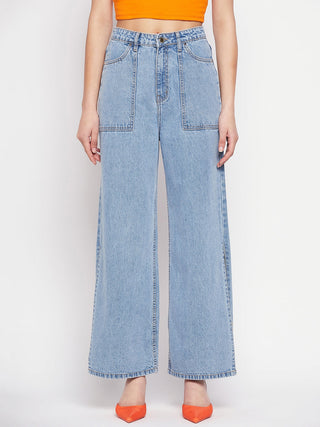 Madame Blue Slit Denim