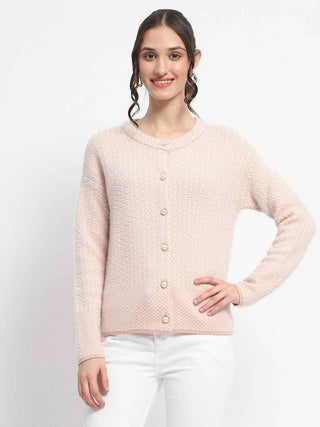 Madame Button Down Beige Cardigan
