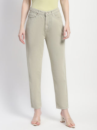 Madame Straight Fit Cotton Mint Denim