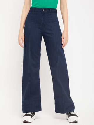 Madame Blue Wide Leg Jeans