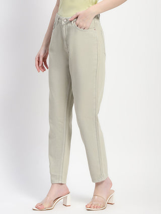 Madame Straight Fit Cotton Mint Denim