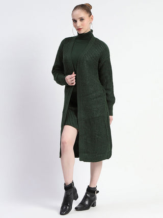 Madame Emerald Green Mini Dress And Shrug Co-Ord Set