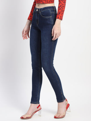 Madame Stone Wash Skinny Fit Blue Denim