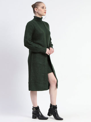 Madame Emerald Green Mini Dress And Shrug Co-Ord Set