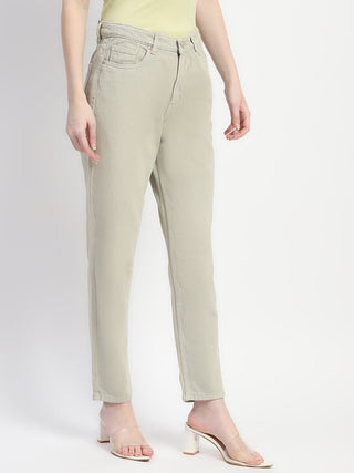 Madame Straight Fit Cotton Mint Denim