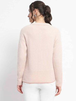 Madame Button Down Beige Cardigan