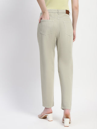 Madame Straight Fit Cotton Mint Denim