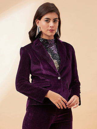 Madame Purple Blazer