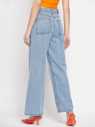 Madame Blue Slit Denim