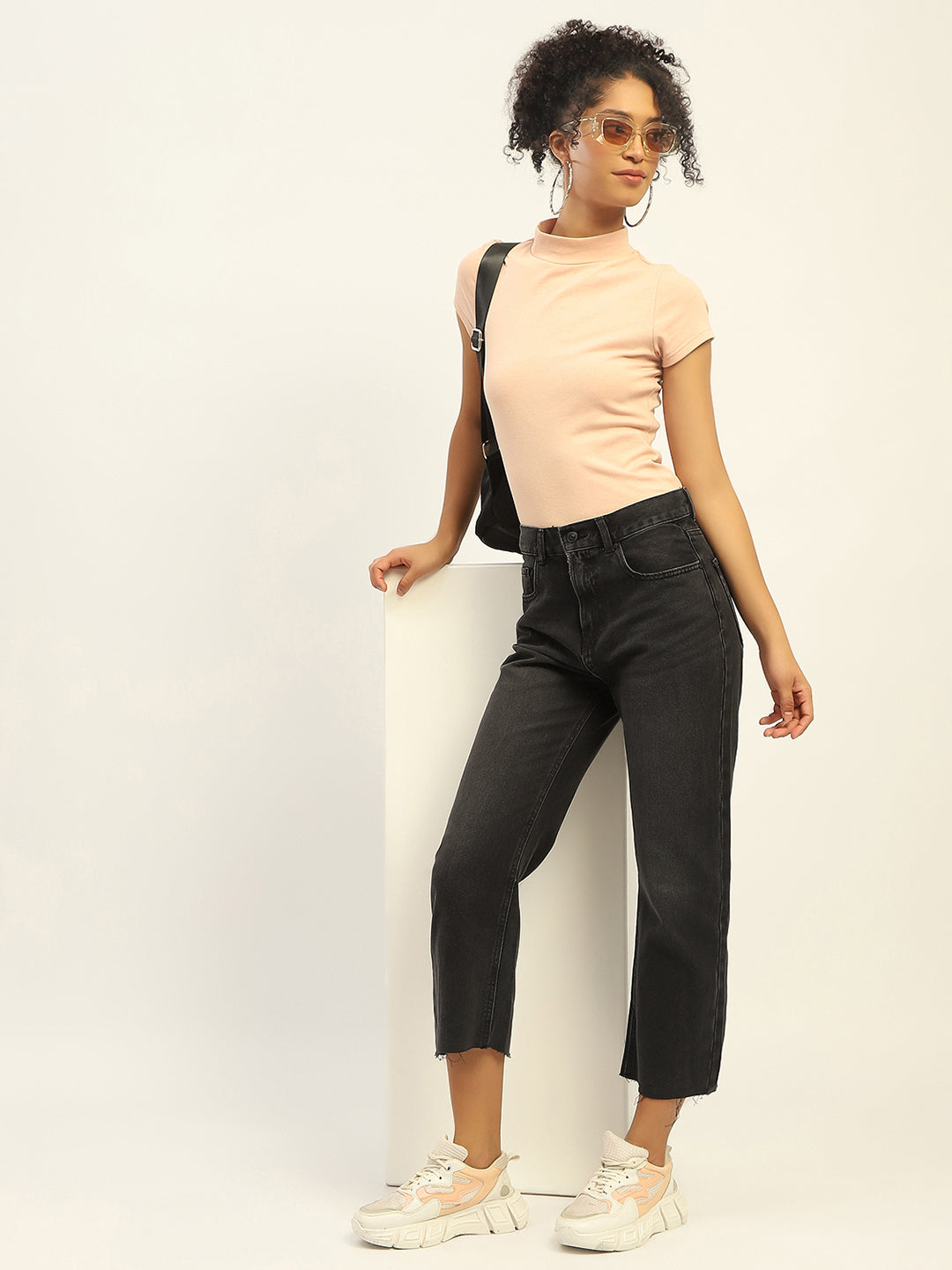 Madame Black Boyfriend Fit Cotton Denim color swatch