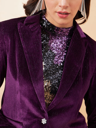 Madame Purple Blazer