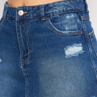 Madame Blue Denim Shorts