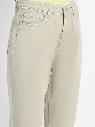 Madame Straight Fit Cotton Mint Denim