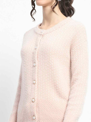 Madame Button Down Beige Cardigan