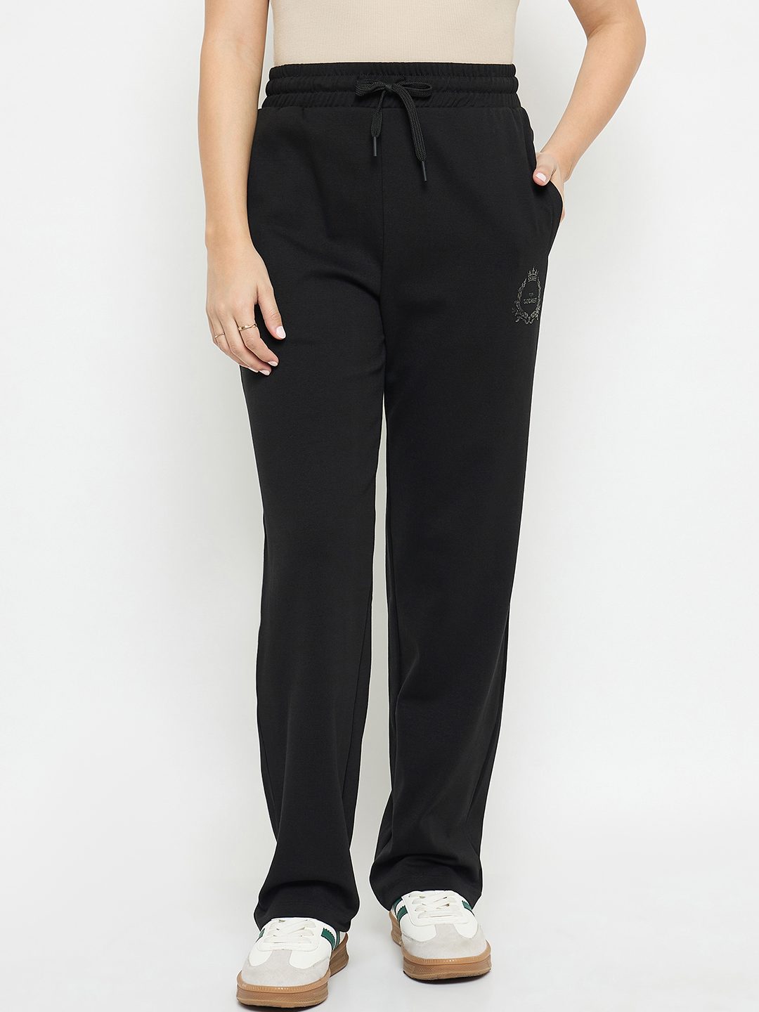 mSECRET Black Track Bottoms color swatch