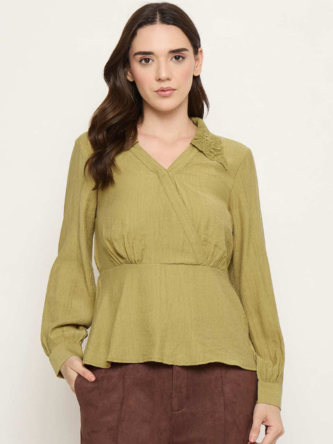 Madame Olive Rayon Blend Top