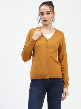 Madame Mustard Button-Up Cardigan