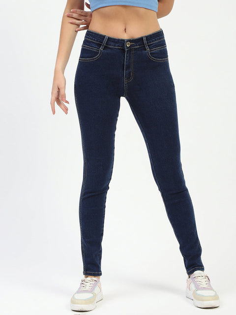 Madame Blue Skinny Fit Jeans