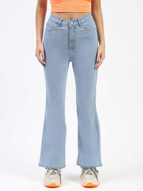 Madame Light Blue Flared Jeans