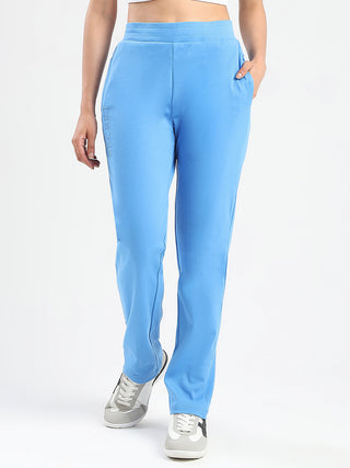 mSECRET Zip Pocket Blue Cotton Blend Track Bottoms