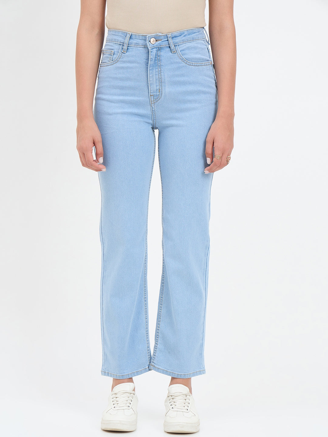 Madame Ice Blue Straight Fit Jean color swatch