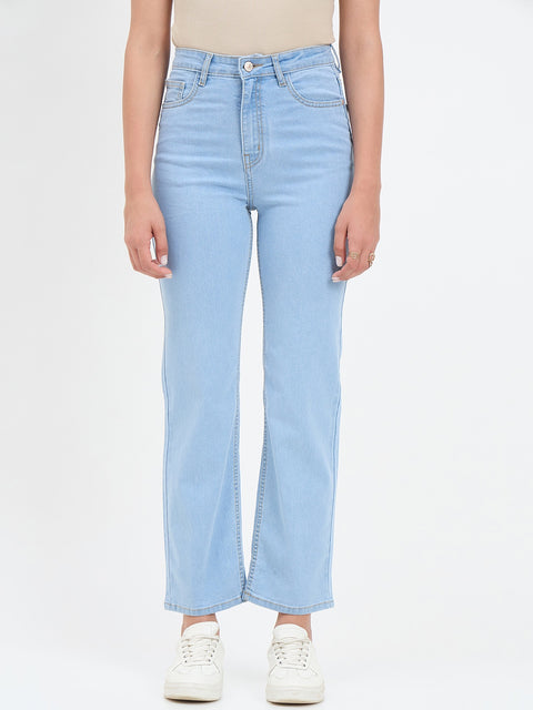 Madame Ice Blue Straight Fit Jean