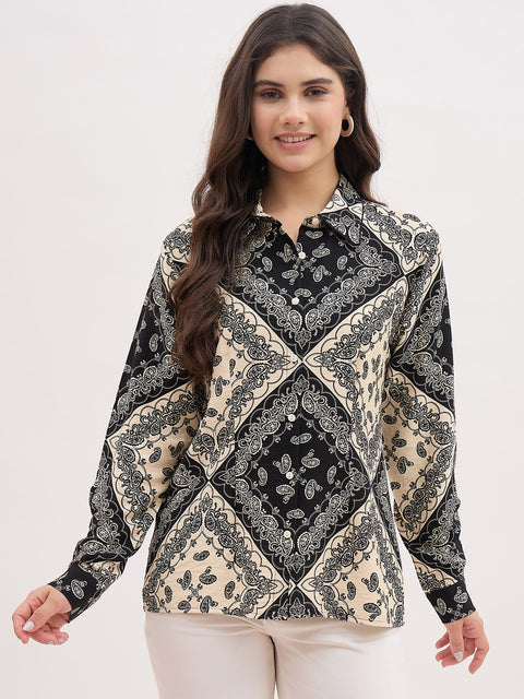 Madame Printed Rayon Blend Shirt