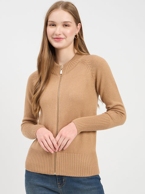 Madame Fawn Zipper Sweater