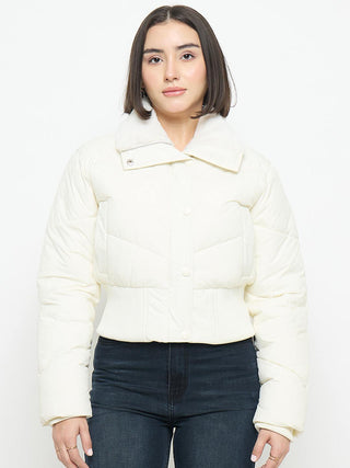 Madame Quilted Off White Jacket
