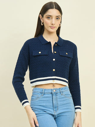 Madame Blue Knit Top