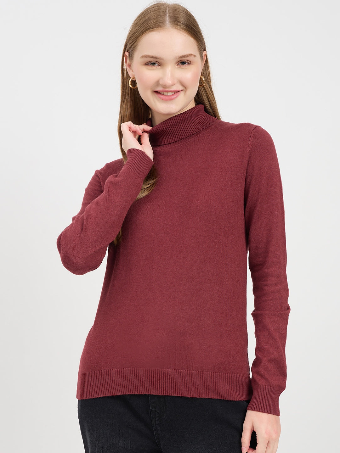 Madame Designer Wine Sweater color swatch
