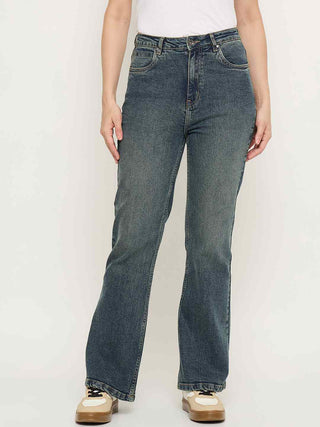 Madame Double Wash Tinted Bootcut Jeans