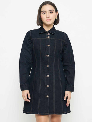 Madame Denim Shirt Dress