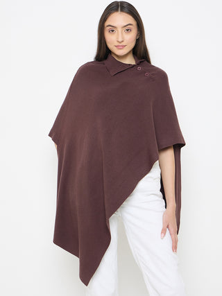 Madame High Neck Pullover Brown Shrug
