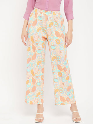 Madame Floral Flared Trousers