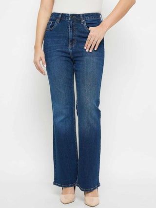 Madame Dark Blue Flared Jeans