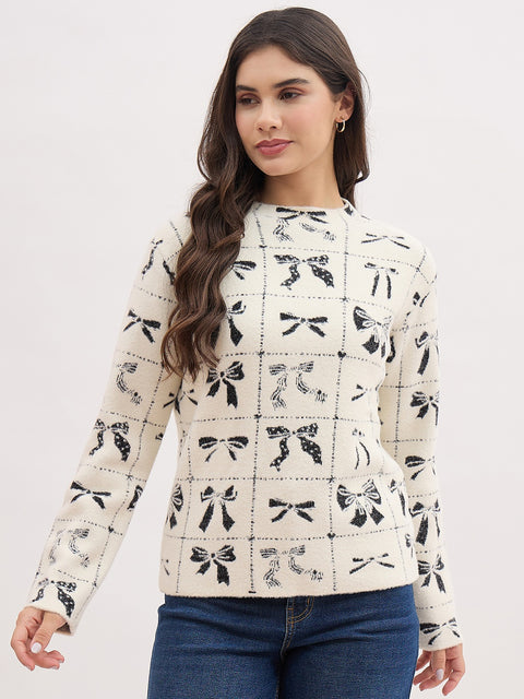 Madame Beige Knitted Sweater