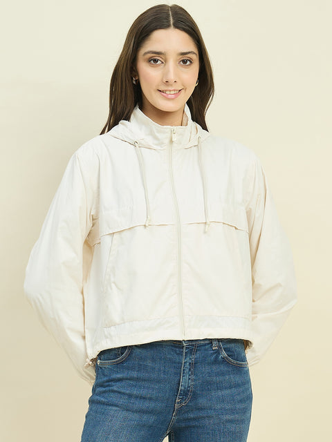 Madame Beige Hooded Jacket