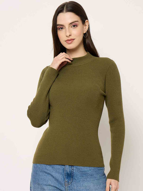 Madame Viscose Blend Green Skeeve