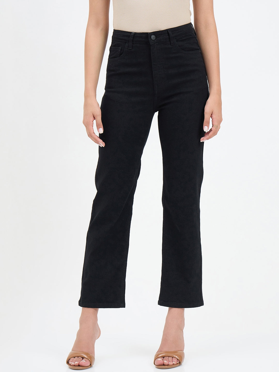 Madame Black Straight Fit Jean color swatch