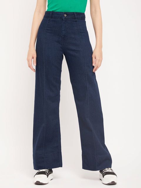 Madame Blue Wide Leg Jeans