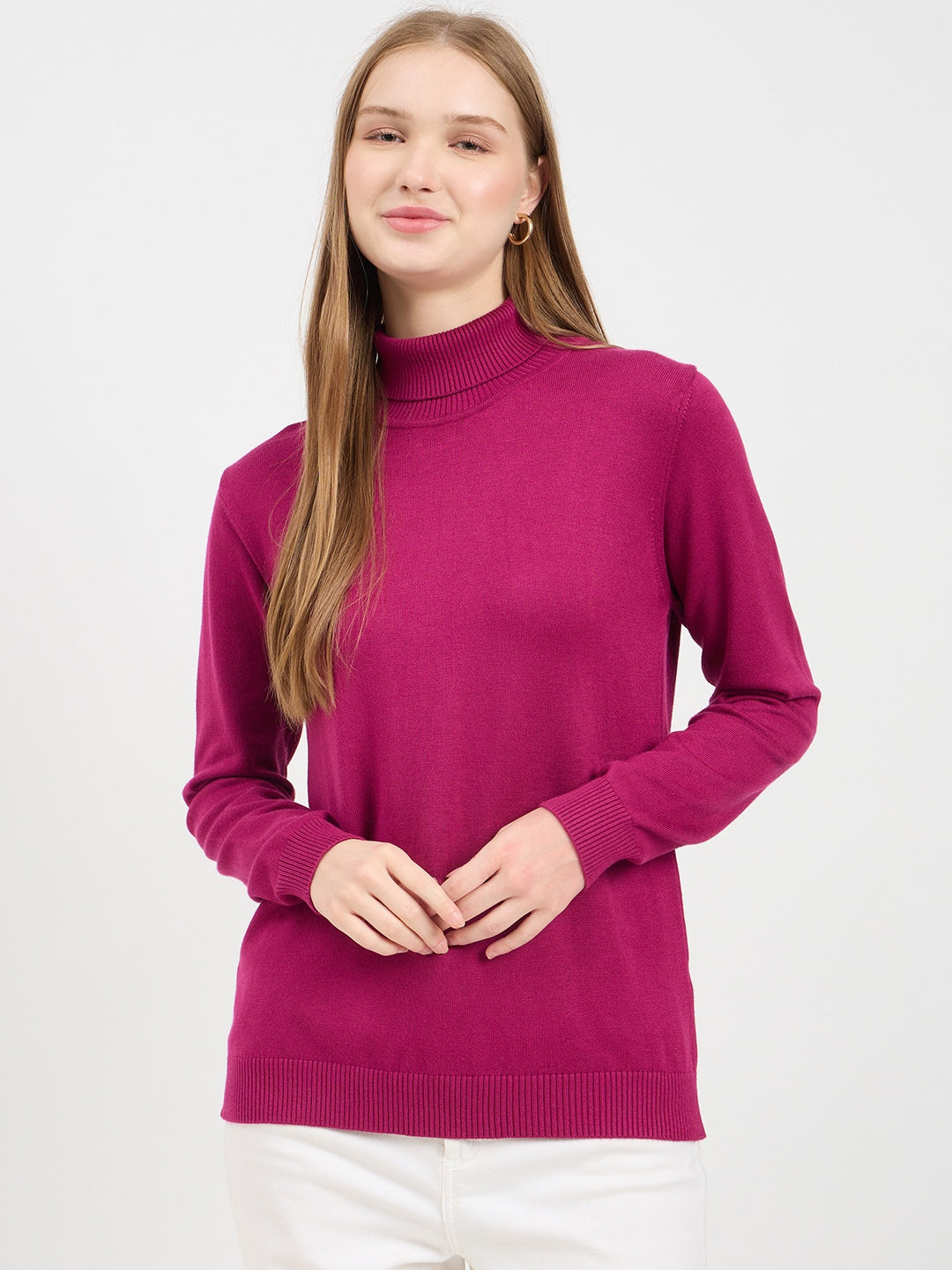 Madame Designer Magenta Sweater color swatch
