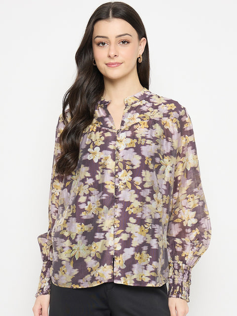 Madame Plum Printed Top
