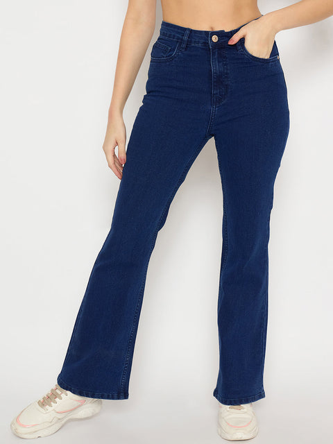 Madame Flared Fit Dark Blue Jeans