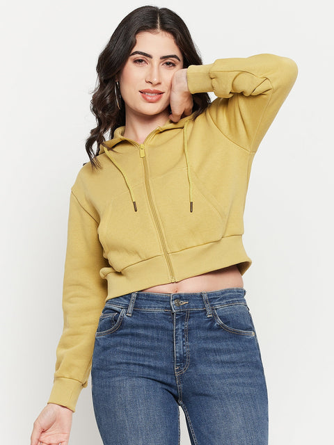 Madame Lime Hood Neck Sweatshirt