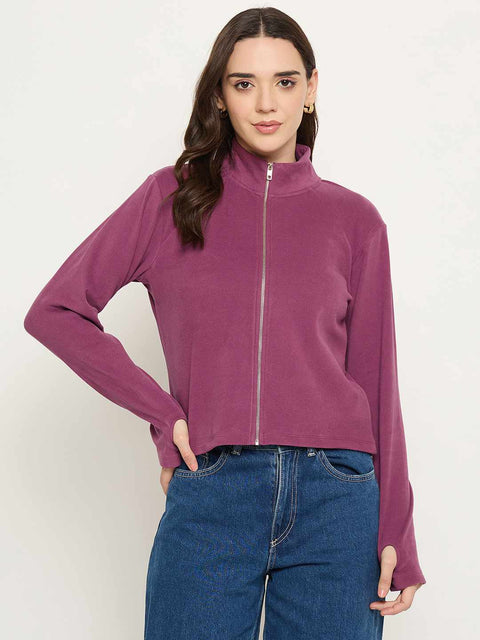Madame Plum High Neck Top