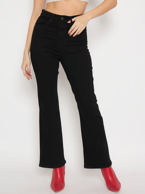 Madame Flared Fit Black Jeans