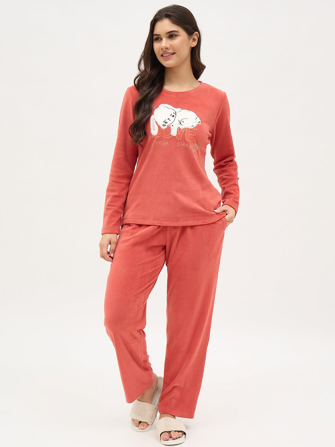 mSECRET Brick Printed Night Suit color swatch