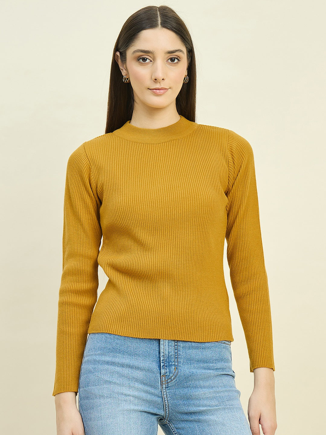 Madame Mustard Yellow Solid Skeeve color swatch