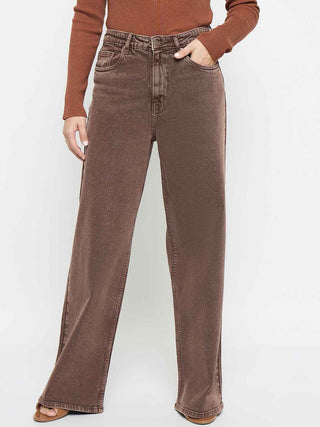 Madame Brown Straight Fit Jeans